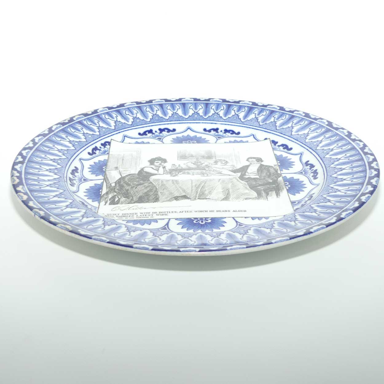 Royal Doulton CD Gibson Girls Plate | #06: A quiet dinner...