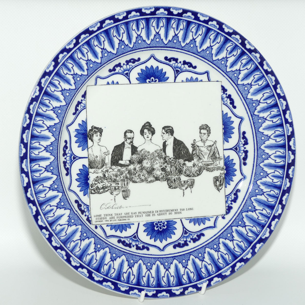 Royal Doulton CD Gibson | Gibson Girls Plate | #08: Some thinks that she had remained...