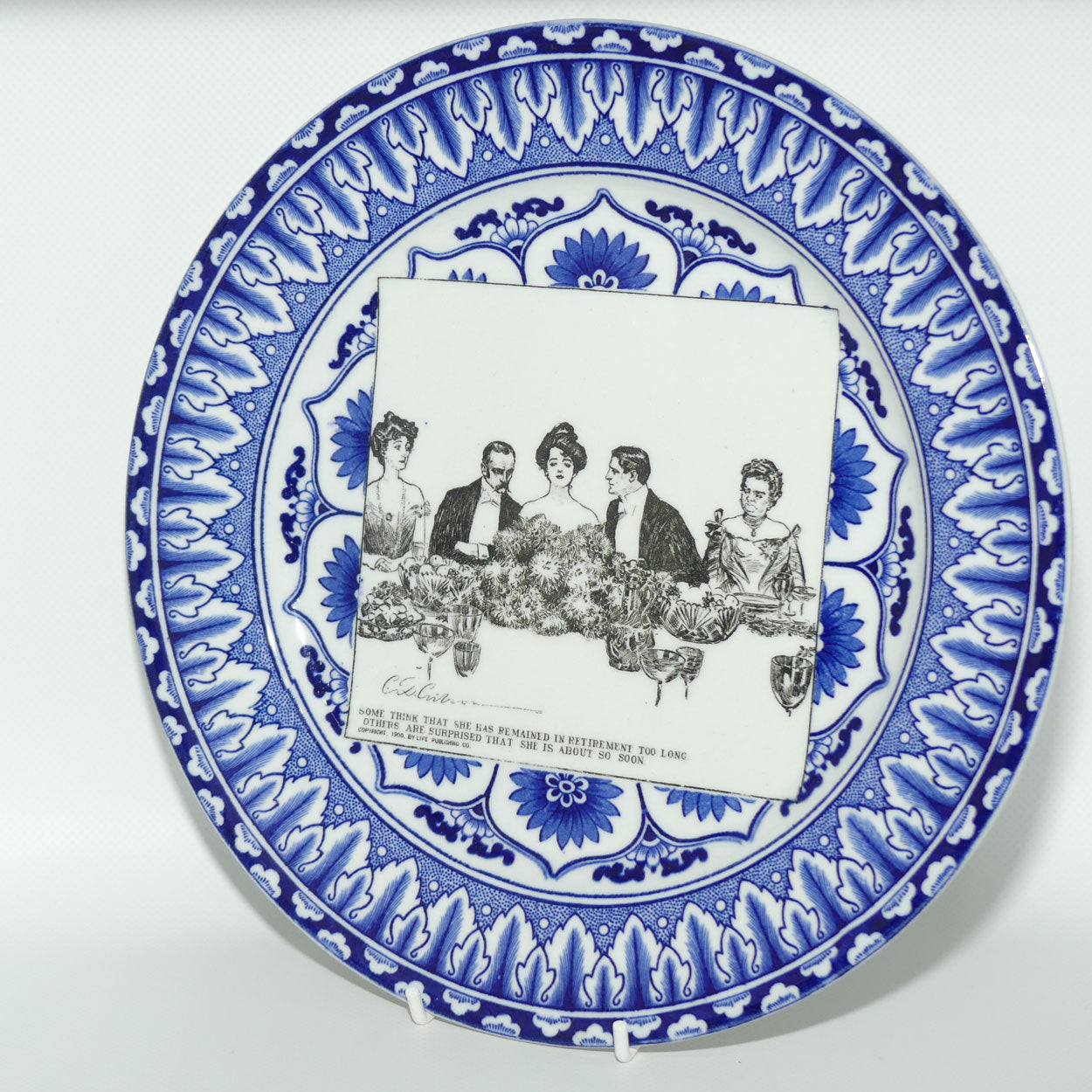 Royal Doulton CD Gibson | Gibson Girls Plate | #08: Some thinks that she had remained...