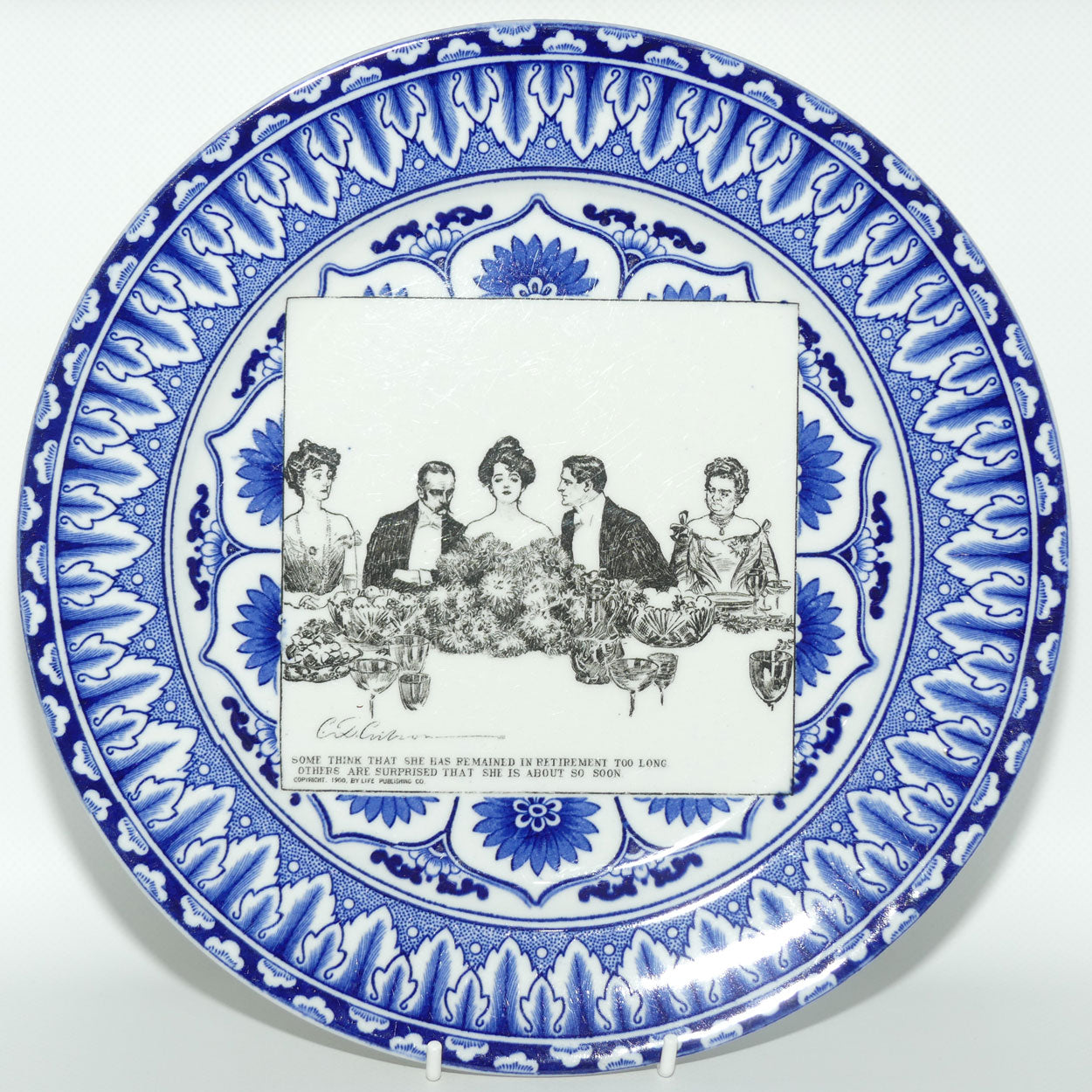 Royal Doulton CD Gibson | Gibson Girls Plate | #08: Some thinks that she had remained...