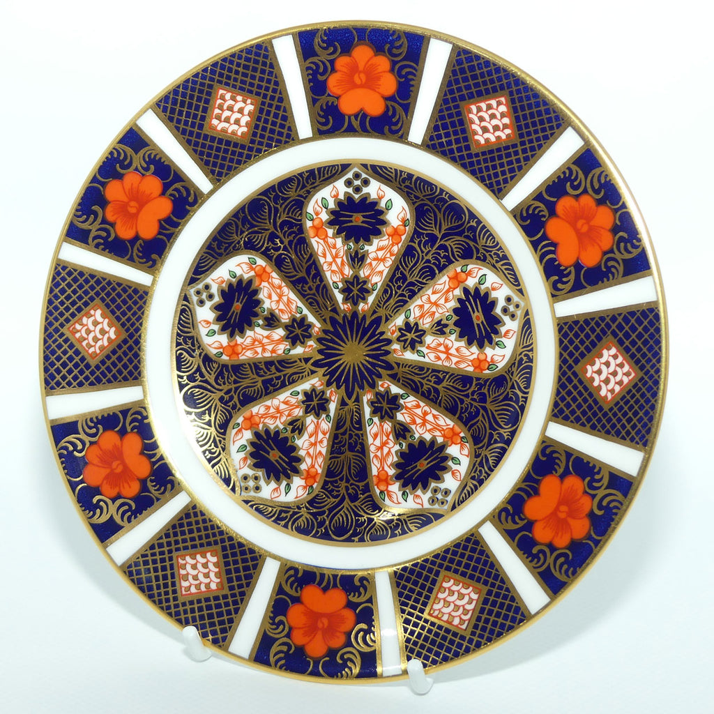 Royal Crown Derby Old Imari 1128 sandwich plate #6 | 16cm diam | c.1982