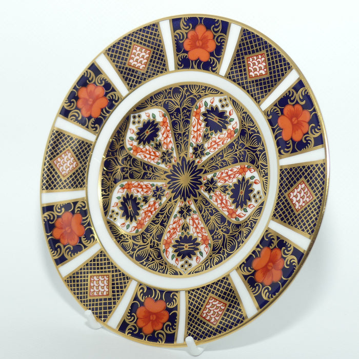 Royal Crown Derby Old Imari 1128 sandwich plate #3 | 16cm diam | c.1987