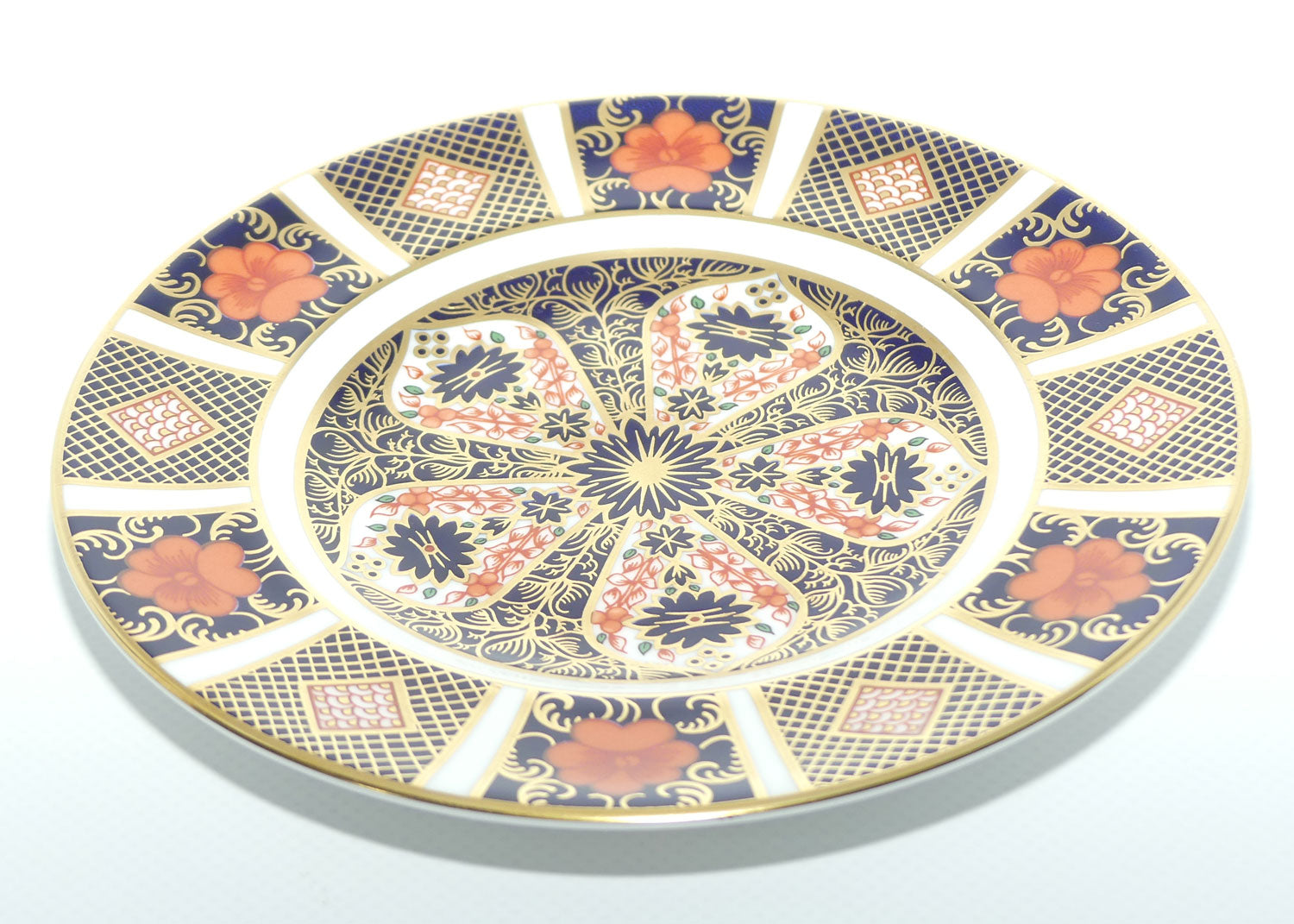 Royal Crown Derby Old Imari 1128 sandwich plate #3 | 16cm diam | c.1987