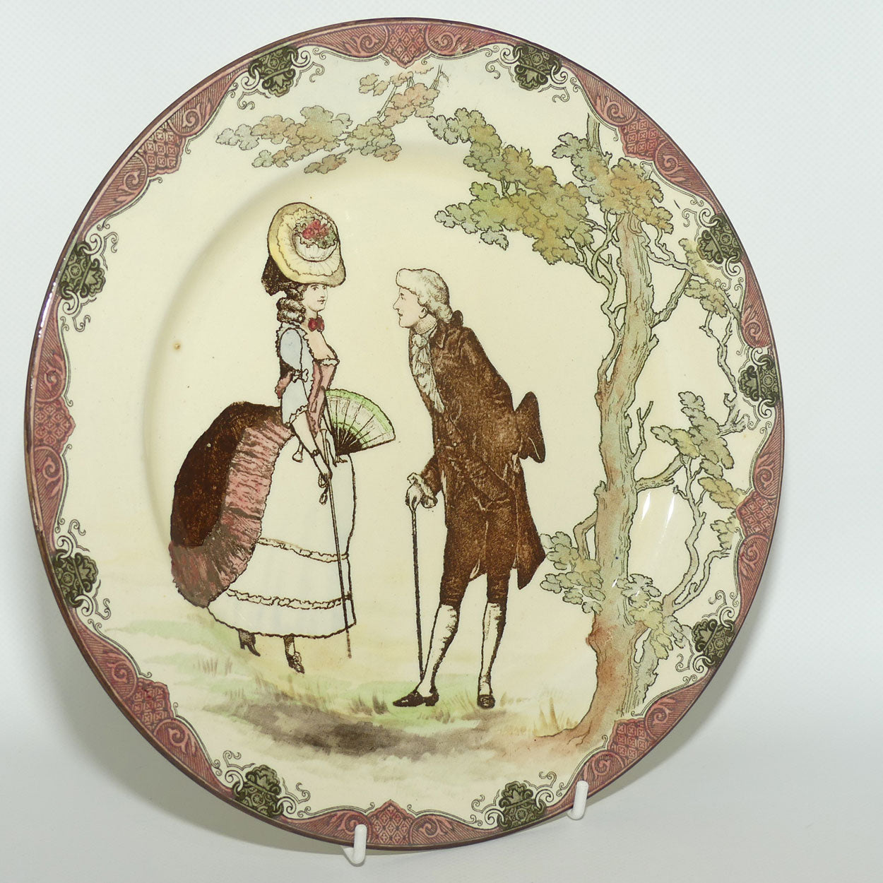 Royal Doulton Wedlock pattern rack plate