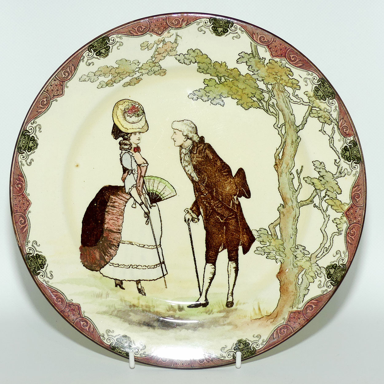 Royal Doulton Wedlock pattern rack plate