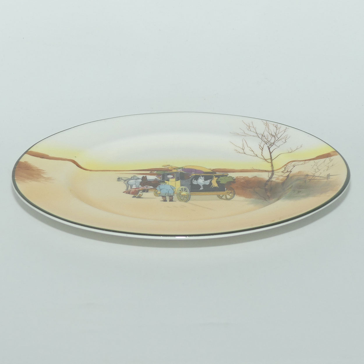 Royal Doulton Coaching Days cabinet plate | 20.2cms