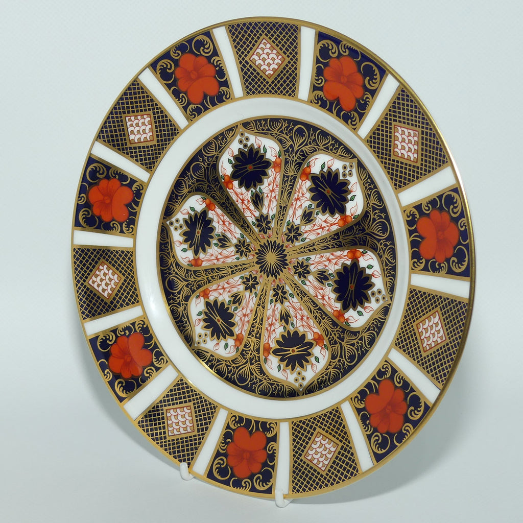 Royal Crown Derby Old Imari 1128 salad plate #1 | 21.5cm diam | c.1981