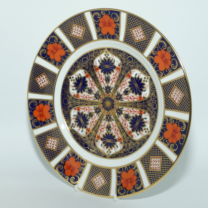 Royal Crown Derby Old Imari 1128 salad plate #6 | 21.5cm diam | c.1985