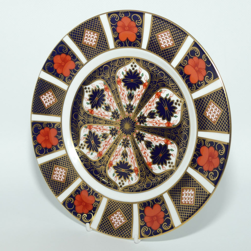 Royal Crown Derby Old Imari 1128 salad plate #4 | 21.5cm diam | c.1989