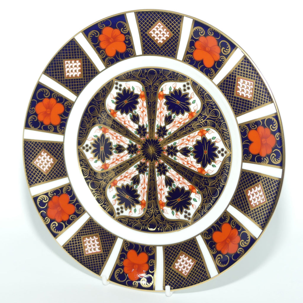 Royal Crown Derby Old Imari 1128 salad plate #7 | 21.5cm diam | c.1991