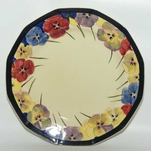 Royal Doulton Pansy with Black Border D4049 | plate | 25cm