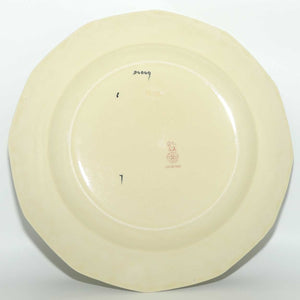 Royal Doulton Pansy with Black Border D4049 | plate | 25cm