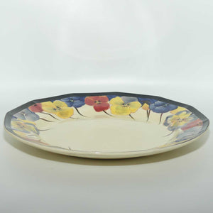 Royal Doulton Pansy with Black Border D4049 | plate | 25.5cm