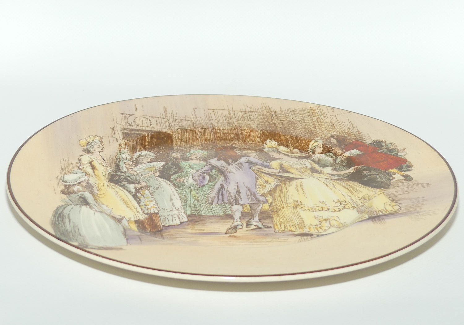 Royal Doulton Sir Roger De Coverley plate D5814 | Dancing with the Widow