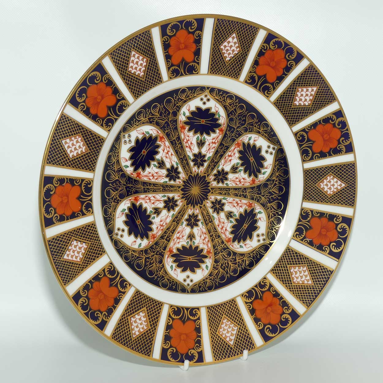 Royal Crown Derby Old Imari 1128 plate #9 | 27cm diam | c.1978