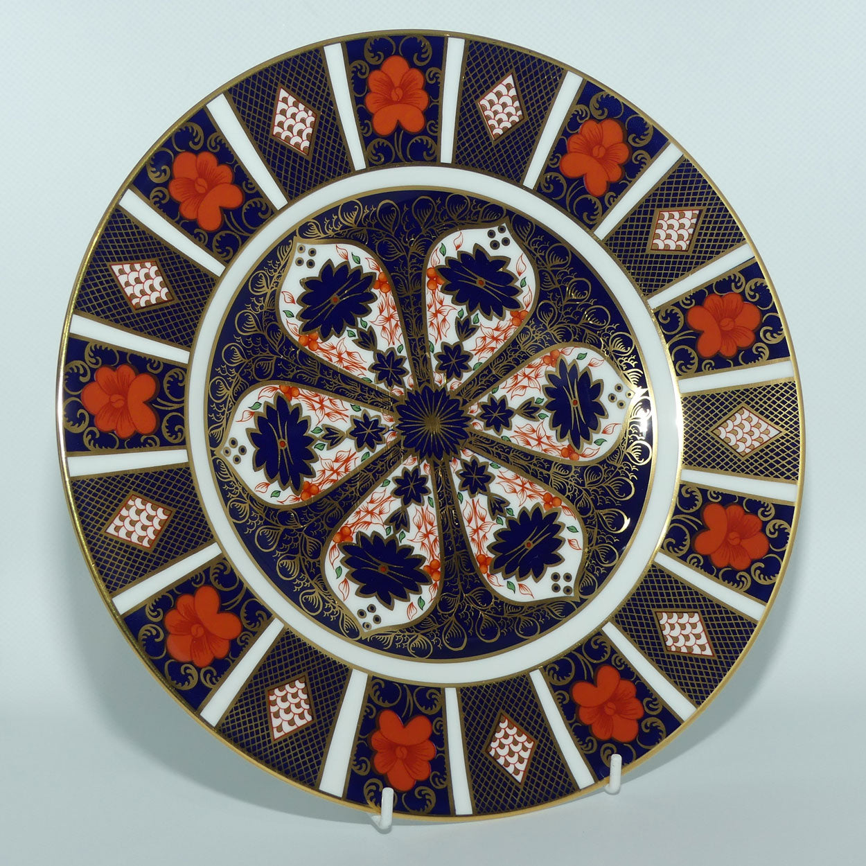 Royal Crown Derby Old Imari 1128 plate #4 | 27cm diam | c.1985