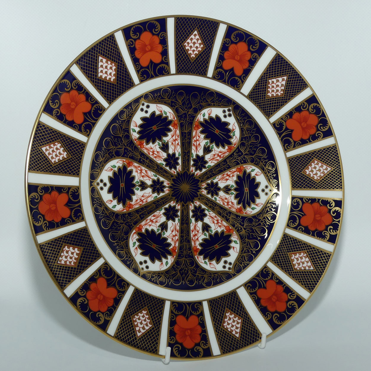 Royal Crown Derby Old Imari 1128 plate #2 | 27cm diam | c.1988
