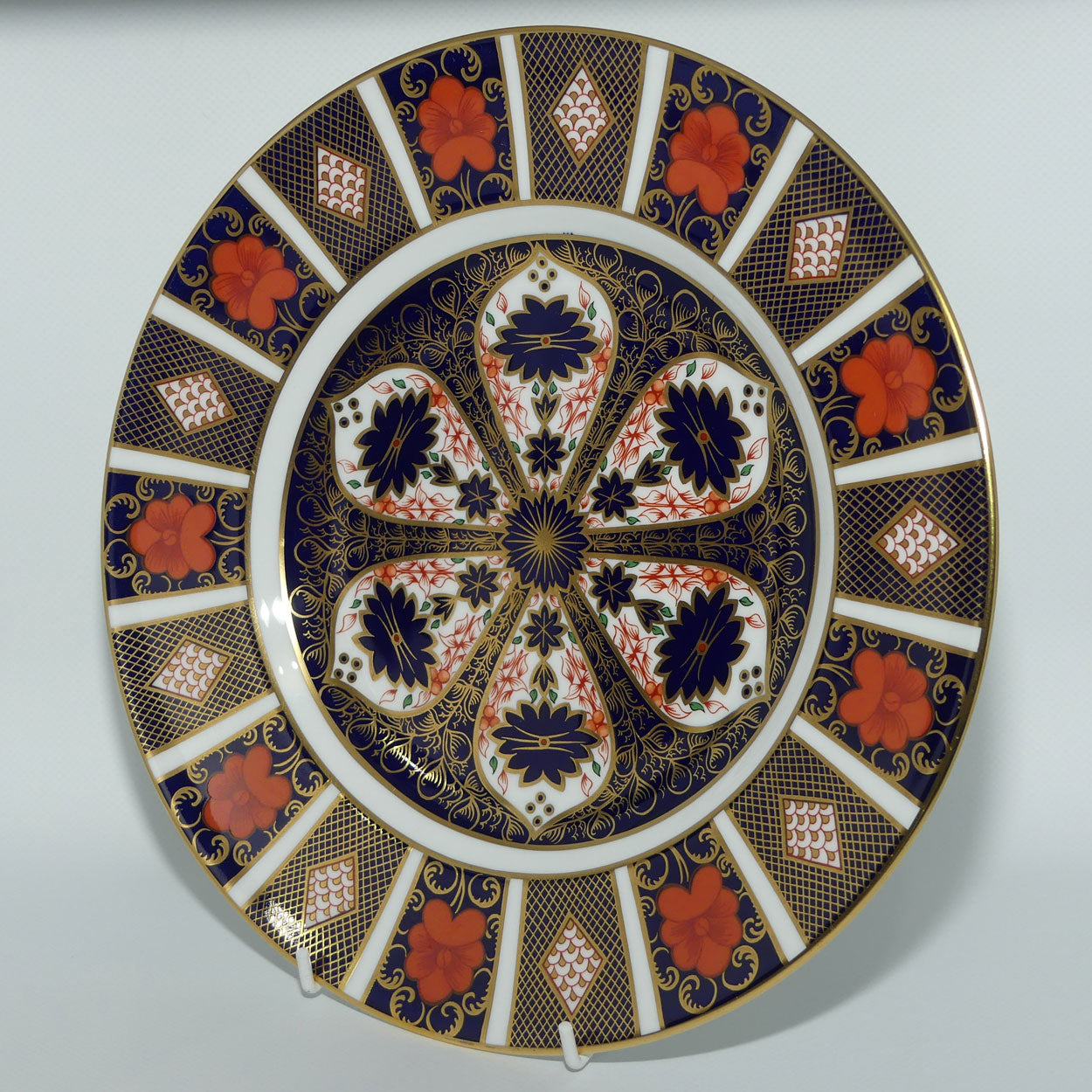 Royal Crown Derby Old Imari 1128 plate #6 | 27cm diam | c.1988