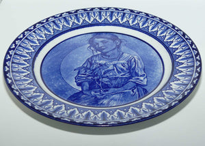 Royal Doulton Flow Blue Portraits B series plate D2884