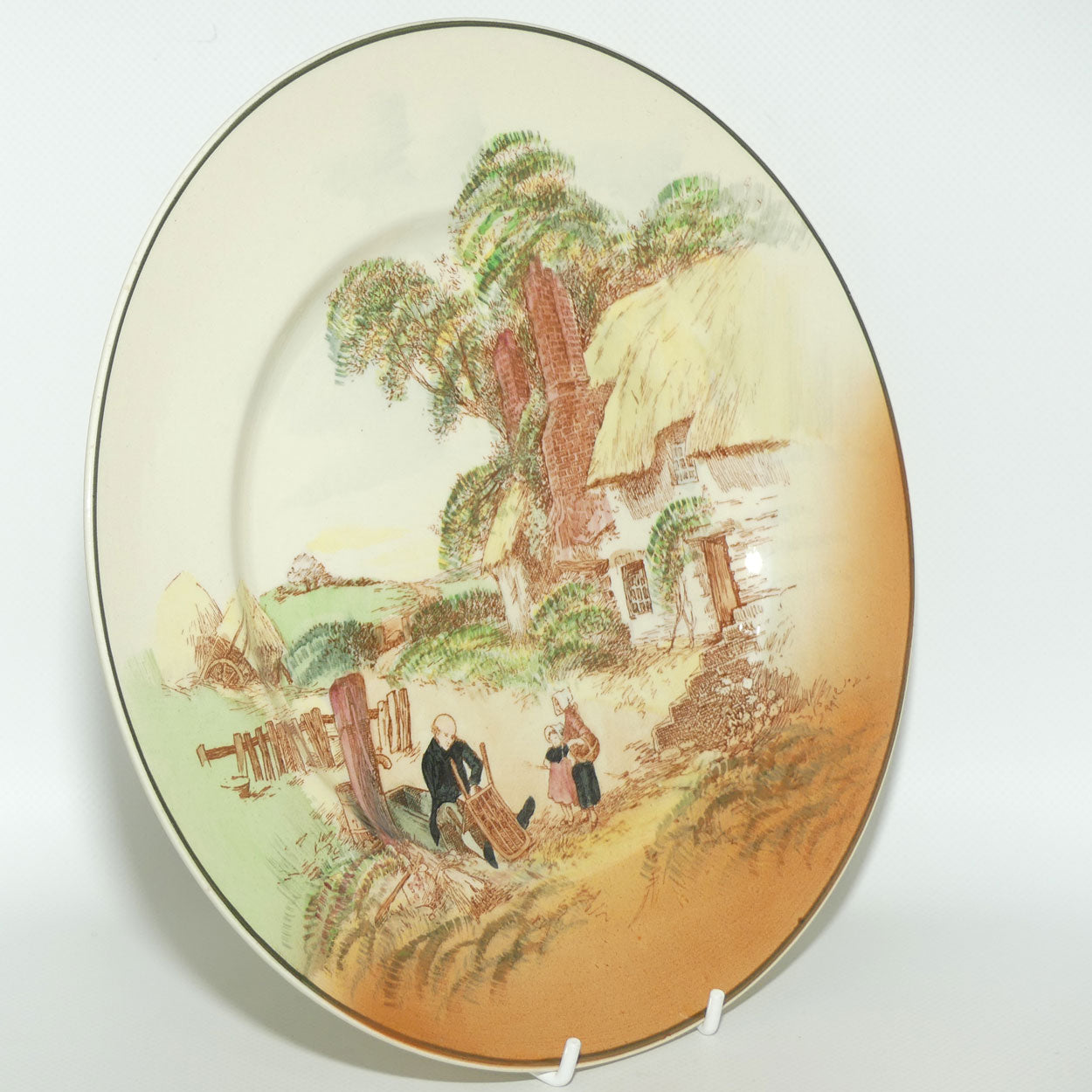Royal Doulton Rustic England round plate D6297 | #1