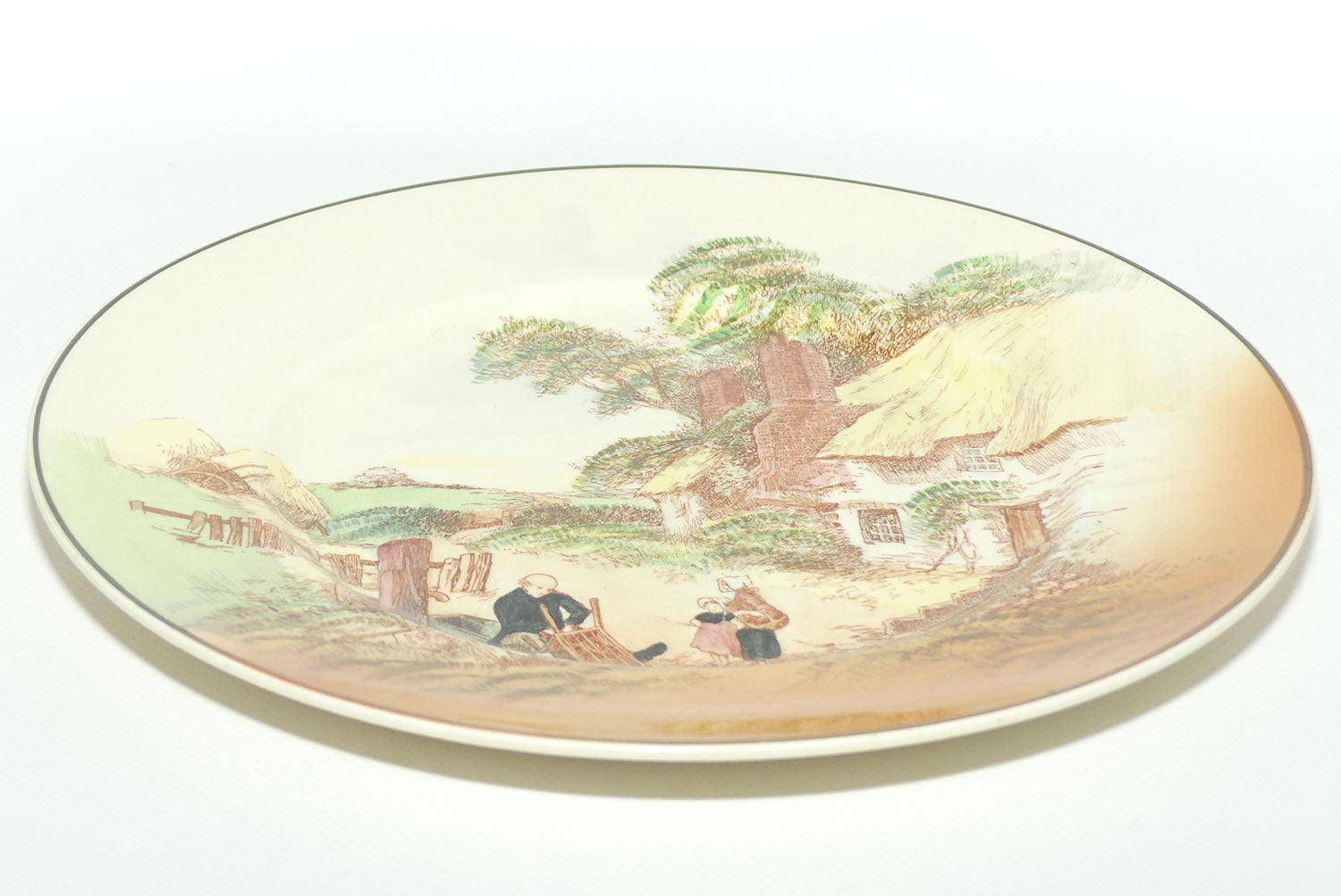 Royal Doulton Rustic England round plate D6297 | #1