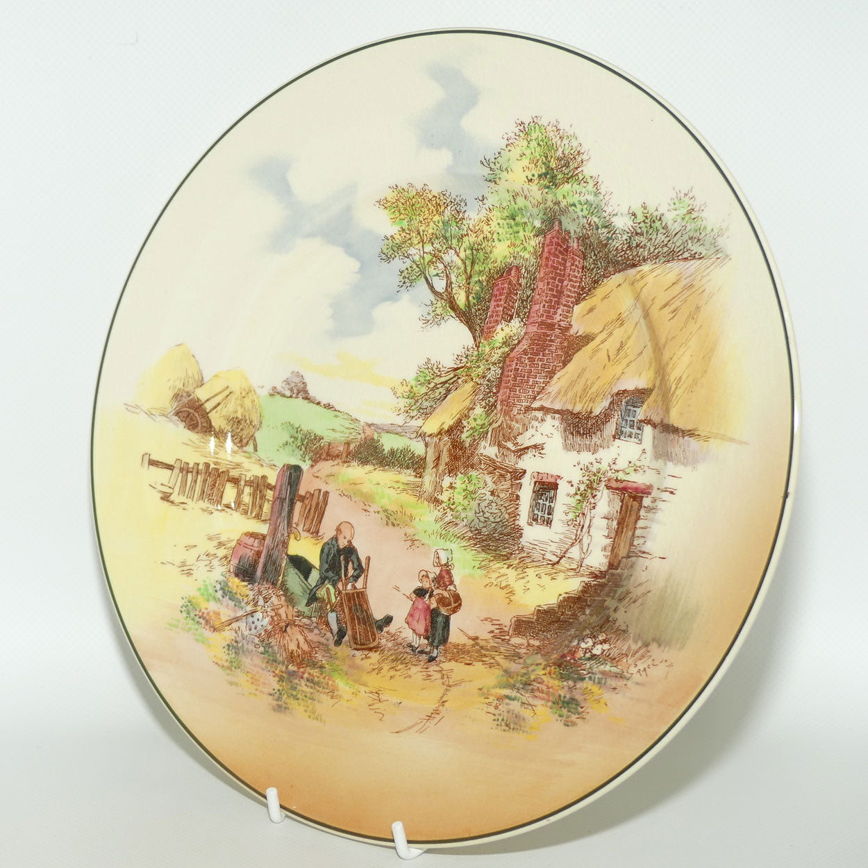 Royal Doulton Rustic England round plate D6297 | #2