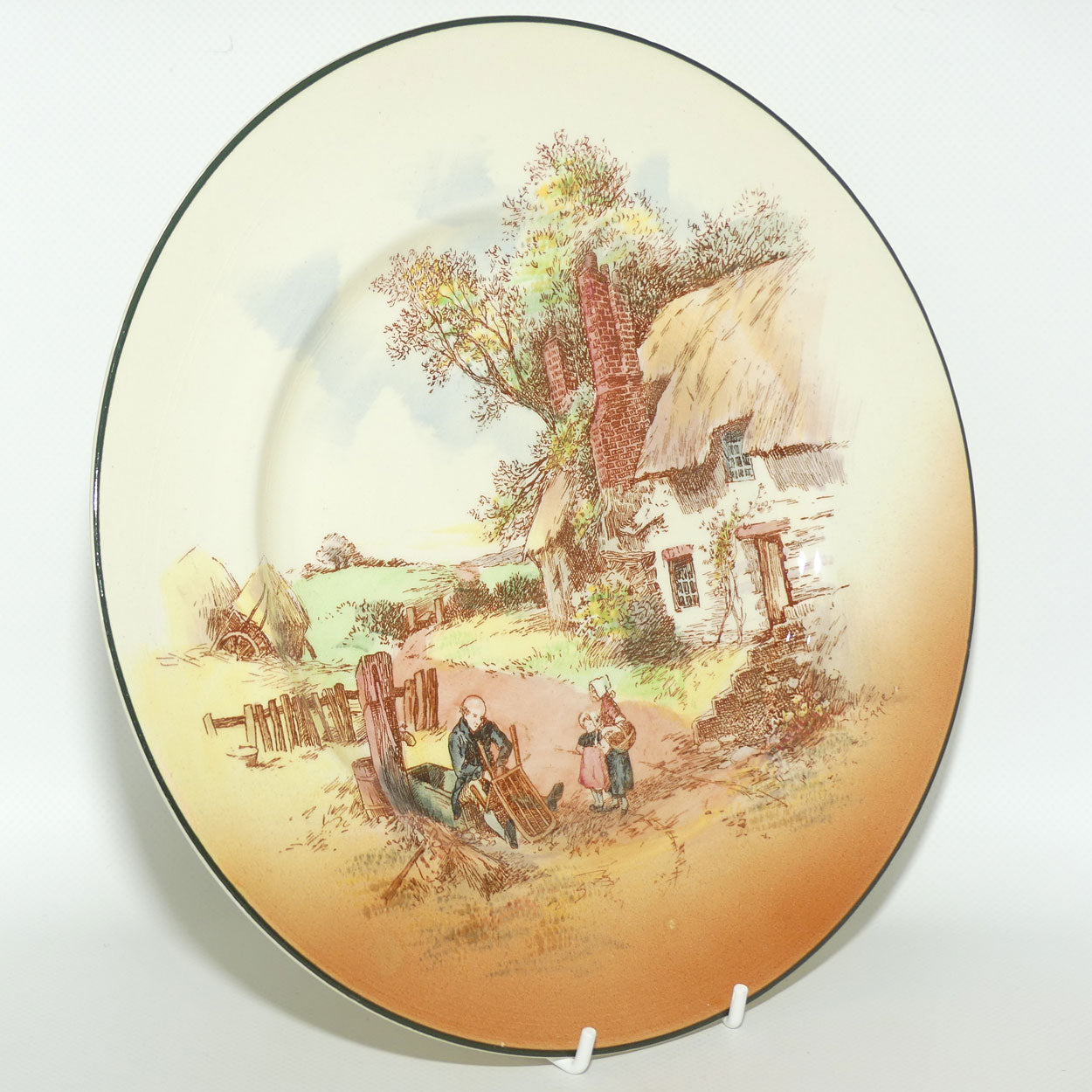 Royal Doulton Rustic England round plate D6297 | #3