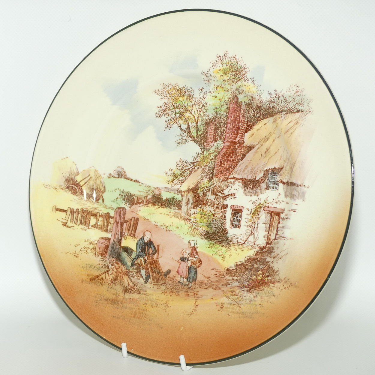 Royal Doulton Rustic England round plate D6297 | #3