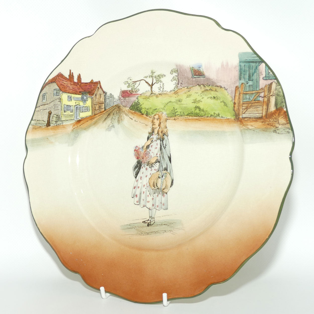 Royal Doulton Dickens Little Nell Leeds shape plate D2973