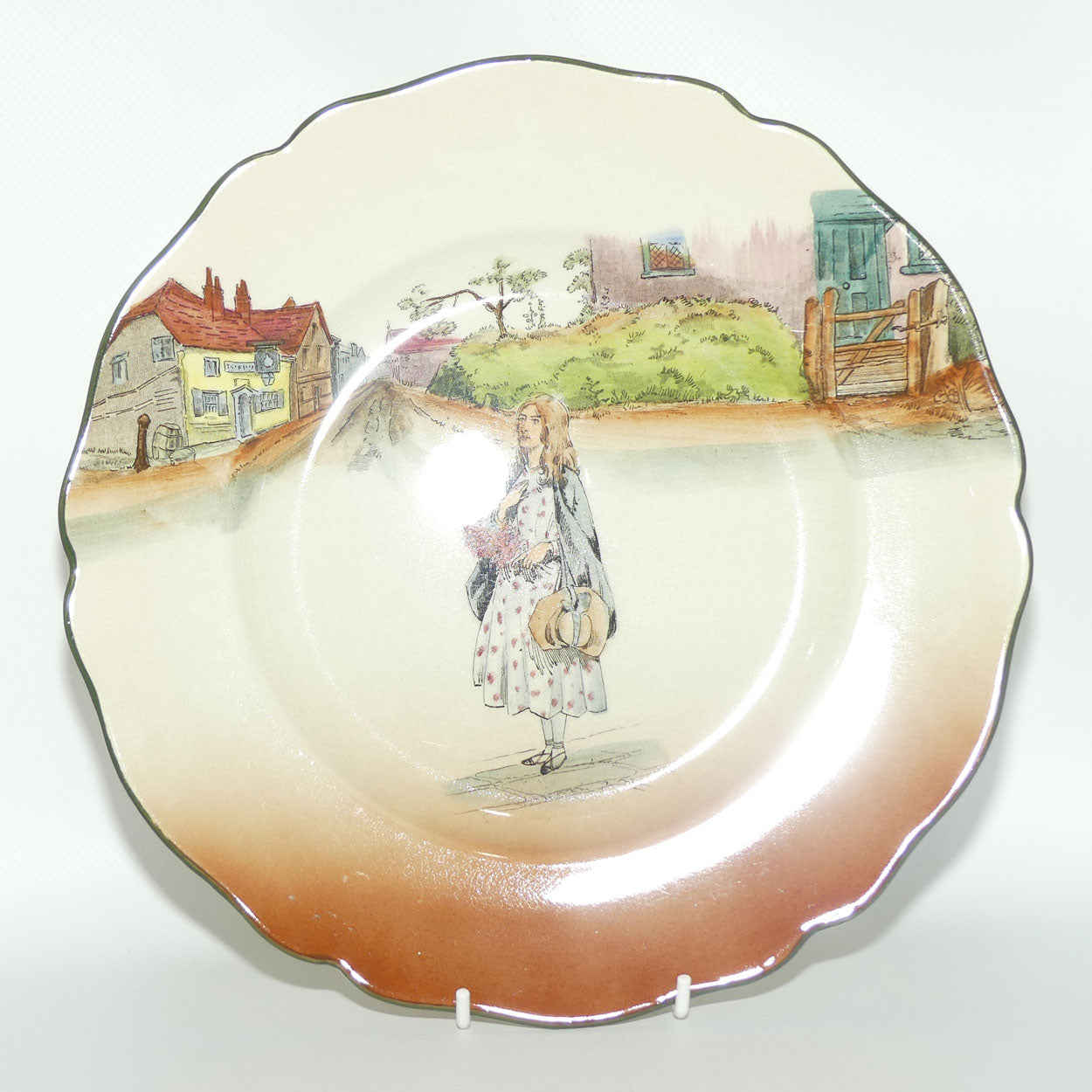 Royal Doulton Dickens Little Nell Leeds shape plate D2973