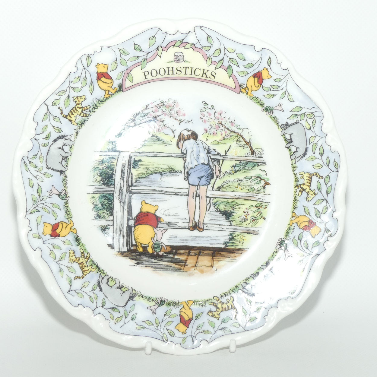 Royal Doulton Winnie the Pooh collection plate | Poohsticks