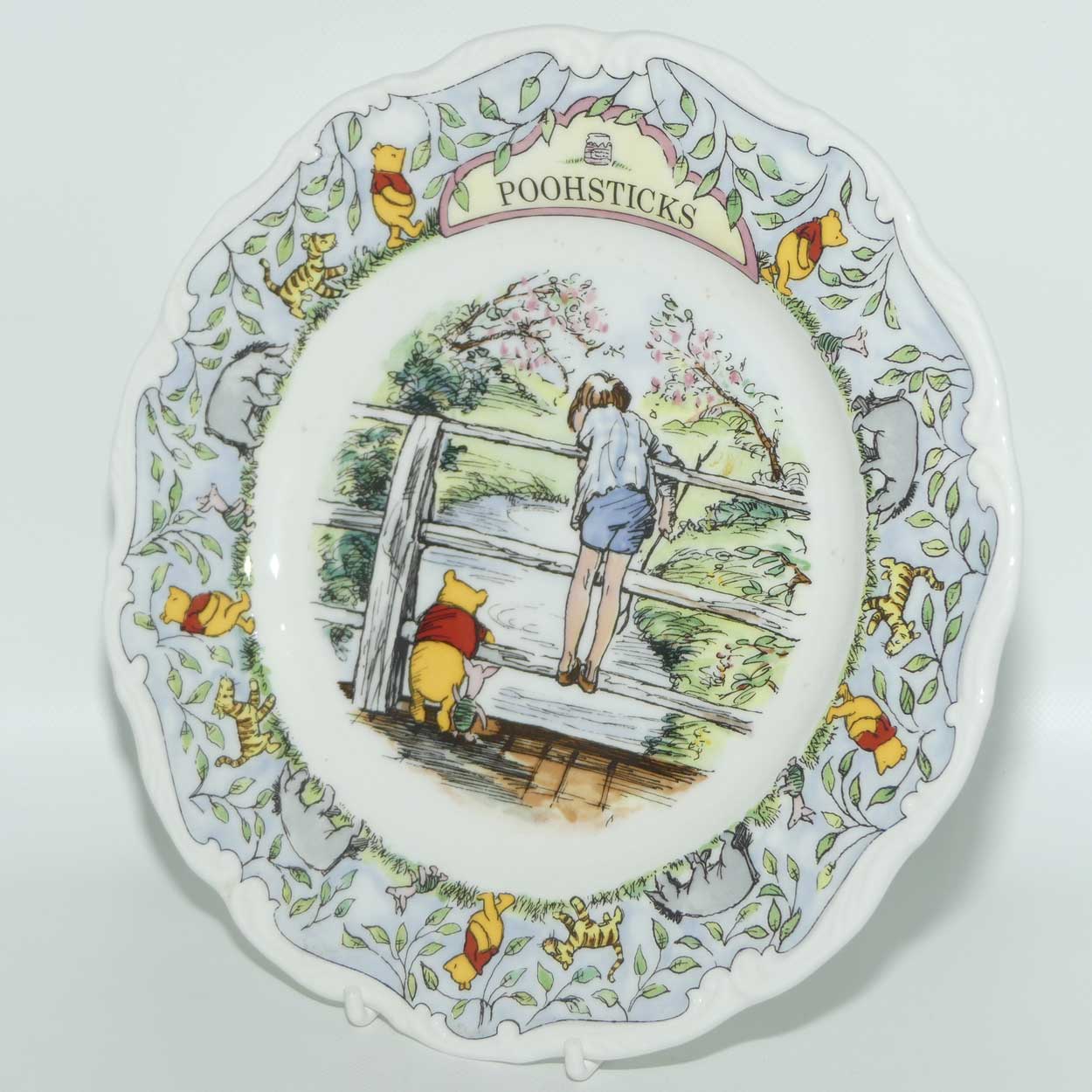 Royal Doulton Winnie the Pooh collection plate | Poohsticks