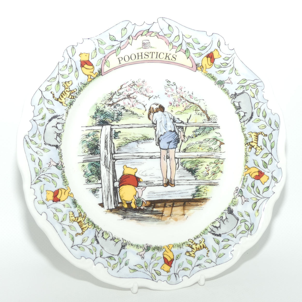 Royal Doulton Winnie the Pooh collection plate | Poohsticks