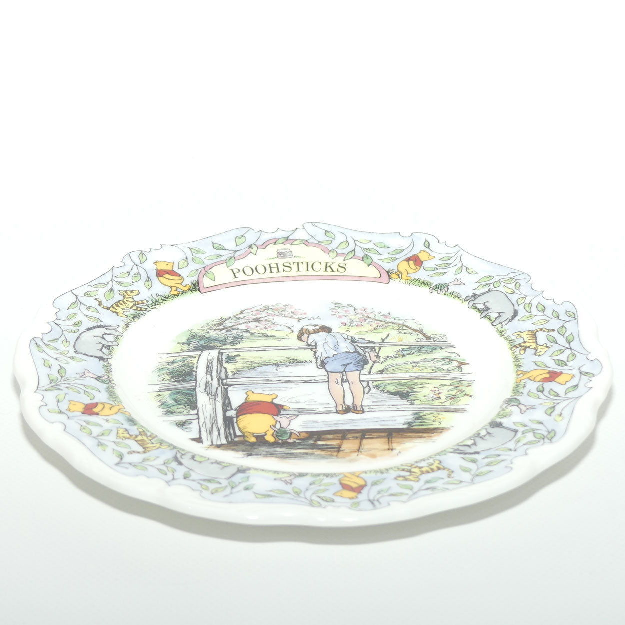 Royal Doulton Winnie the Pooh collection plate | Poohsticks
