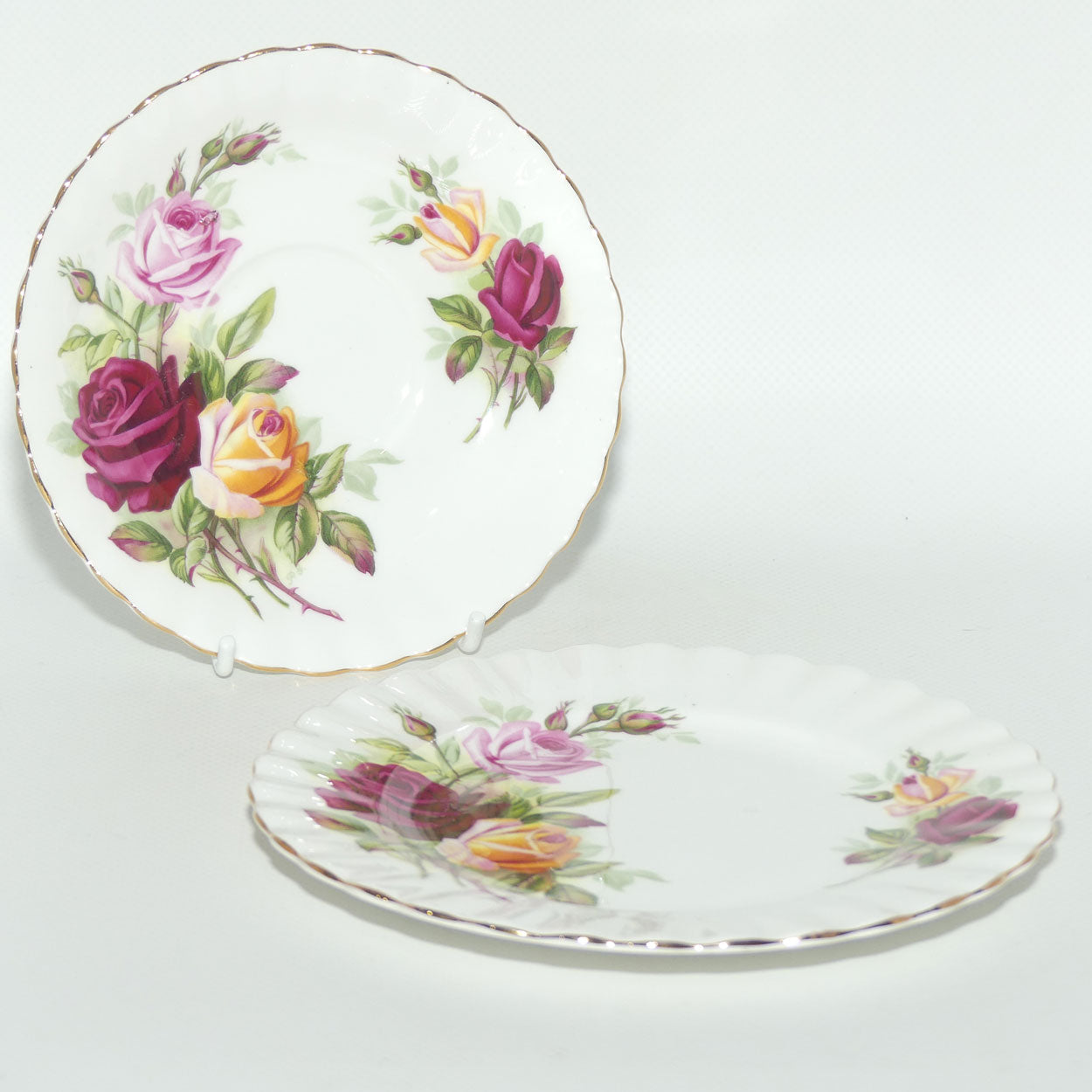 Royal Albert Bone China England King's Ransom | saucer and plate