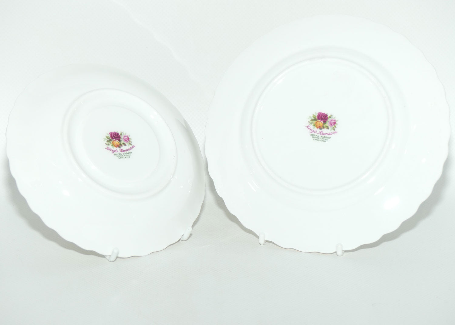 Royal Albert Bone China England King's Ransom | saucer and plate