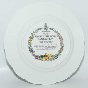 Royal Doulton Winnie the Pooh collection plate | The Woozle