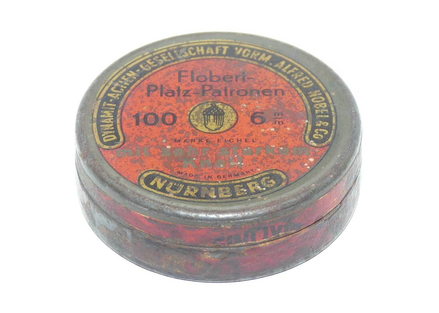 Flobert Platz Patronen 100 6mm ammunition tin