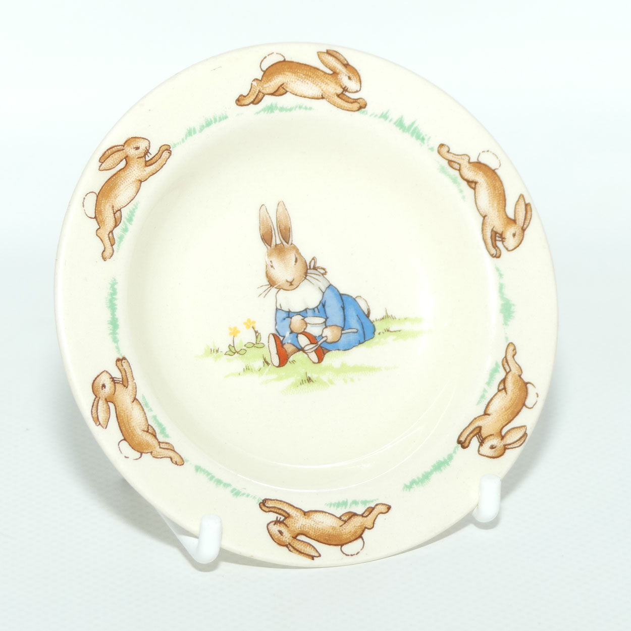 Royal Doulton Bunnykins beaker cover | Playing with Cup and Spoon