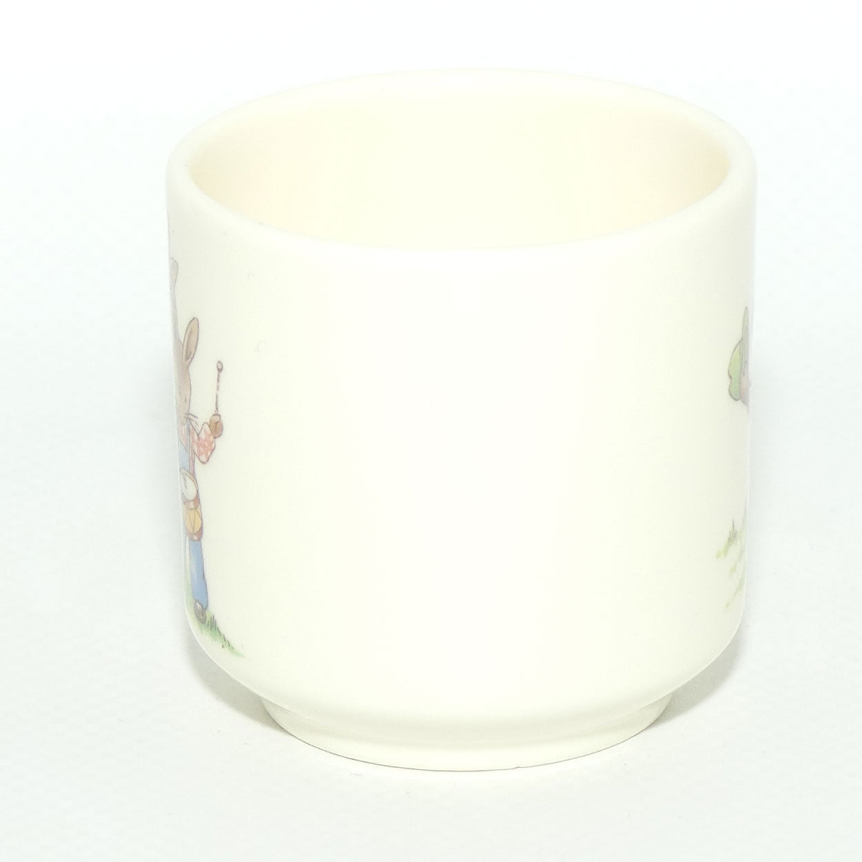 Royal Doulton Bunnykins egg cup | Drummer and Bugler | Raising Hat