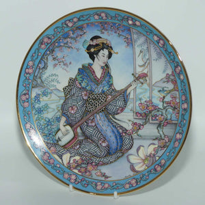 Royal Doulton Flower Maiden plate by Marty Noble | Plum Blossom Maiden