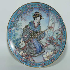 Royal Doulton Flower Maiden plate by Marty Noble | Plum Blossom Maiden | boxed