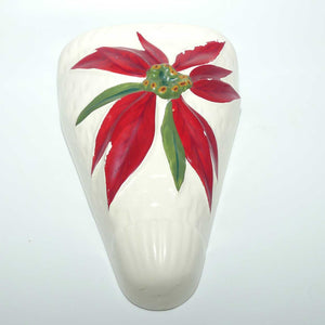 Australian Pottery | Diana Poinsettia wall vase #1