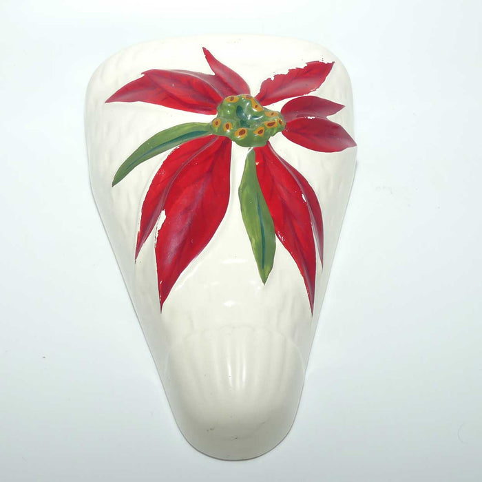 Australian Pottery | Diana Poinsettia wall vase #1