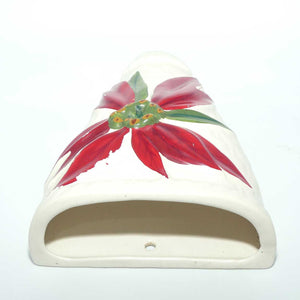 Australian Pottery | Diana Poinsettia wall vase #1