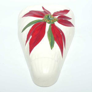 Australian Pottery | Diana Poinsettia wall vase #1