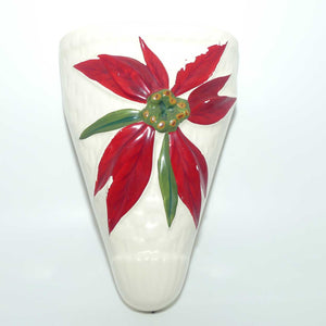 Australian Pottery | Diana Poinsettia wall vase #1