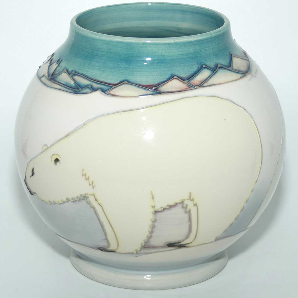 Moorcroft Polar Bear vase RM 2/6 (Ltd Ed)