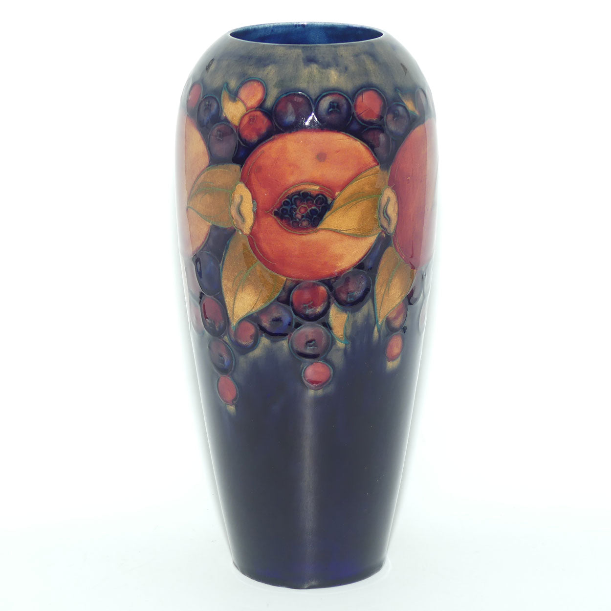 William Moorcroft Pomegranate 101/10 vase (Open Pomegranate)