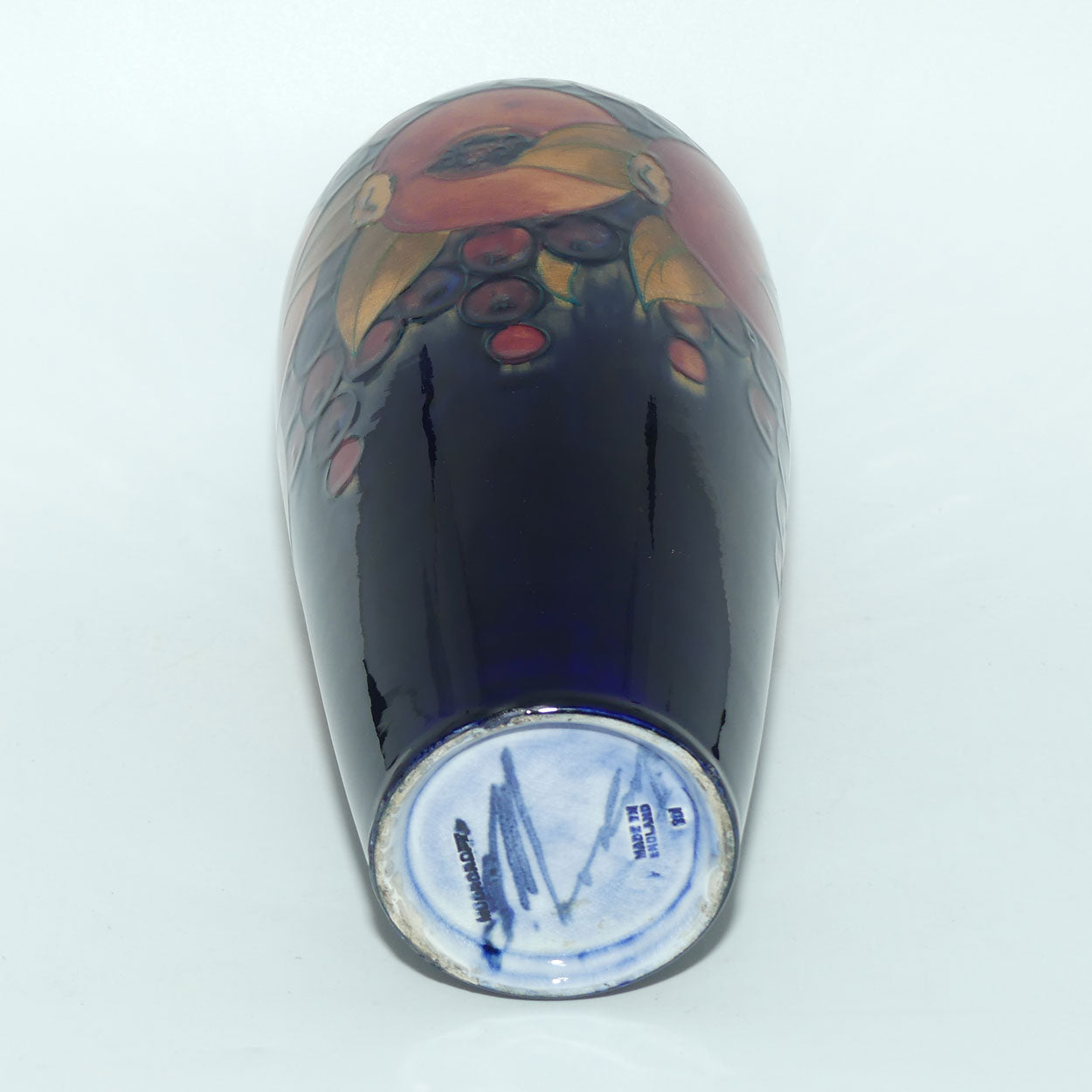 William Moorcroft Pomegranate 101/10 vase (Open Pomegranate)